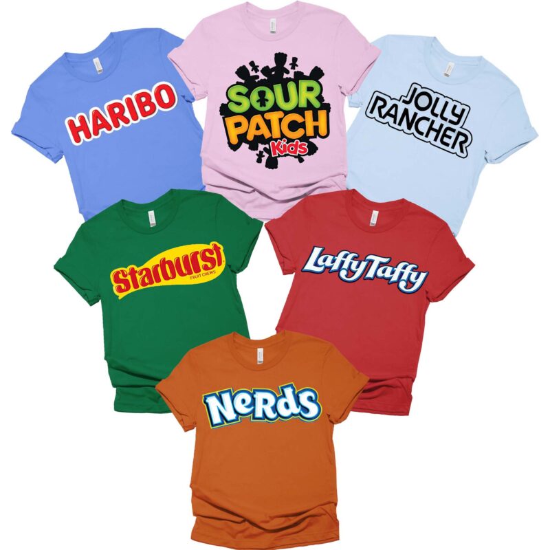 Family Halloween Costume Shirts, Chocolate Group Halloween Shirt, Costumes Halloween Candy Group Chocolate Shirt Matching Family Shirt