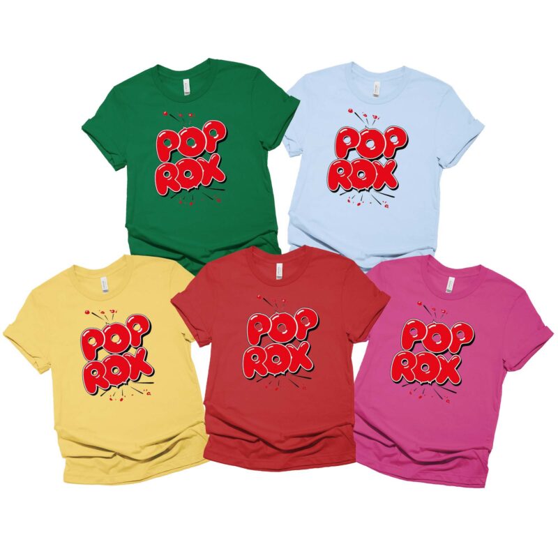 Pop Rox Halloween Candy Group Shirt, Family Halloween Costume Shirts, Chocolate Group Halloween Costumes Shirt, Matching Family Shirt