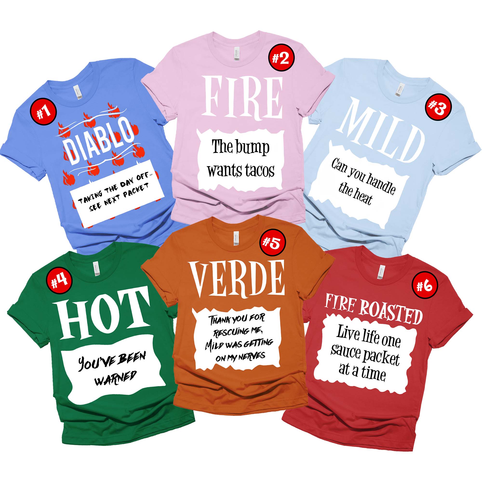 Taco Sauce Family Matching Shirt, Taco Sauce Group Shirt, Hot Sauce Family Shirt, Halloween Costume Shirt, Taco Sauce Party Shirt