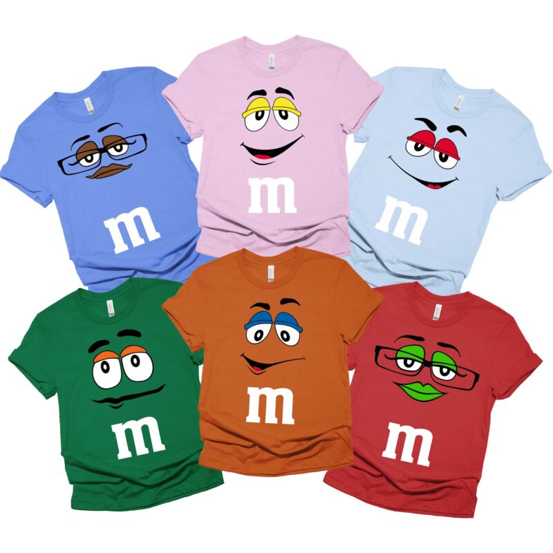 M And M Shirt, M And M Halloween Costume Shirt, Matching Costume Shirt, Family Halloween Costume Shirt