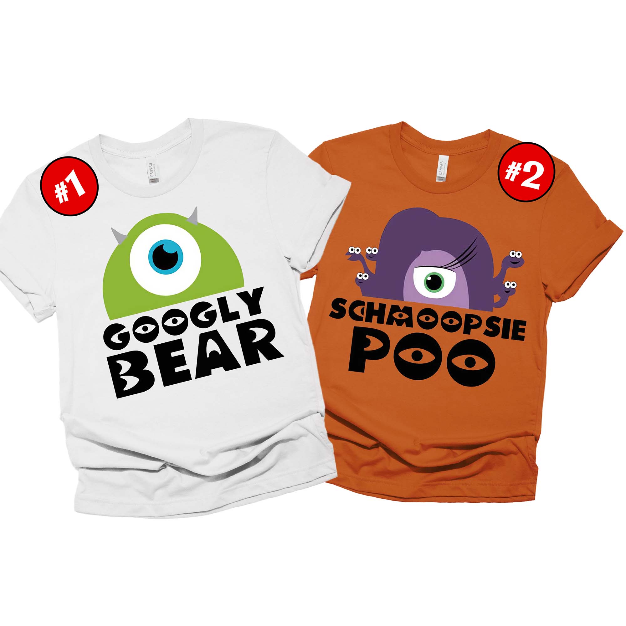 Googly Bear And Schmoopsie Poo Couple Shirt, Monster Shirt, Funny Shirt, Couple Shirt
