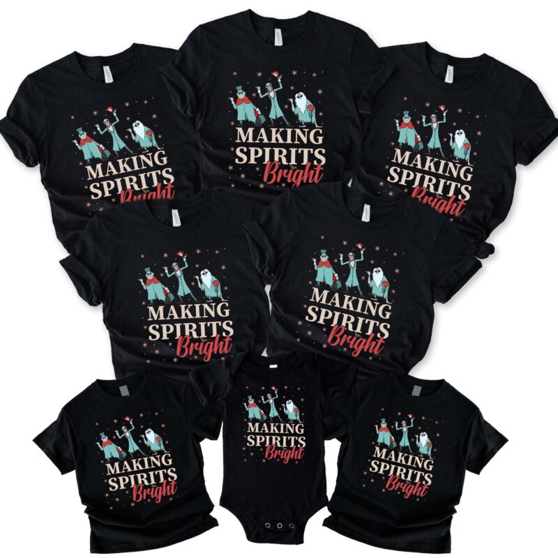 Making Spirits Bright Family Matching Christmas Shirt