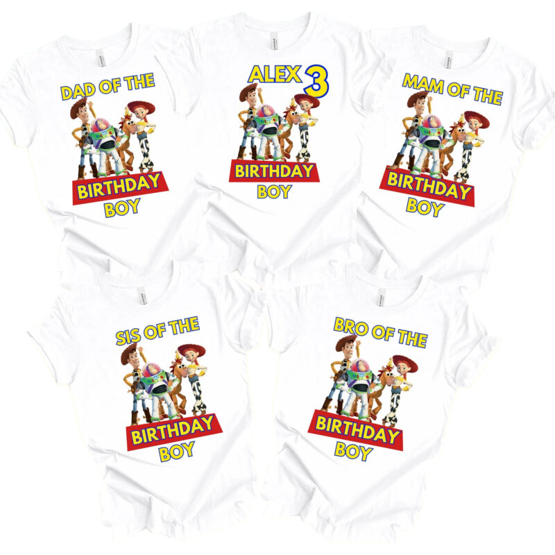 Toy Story Custom Of The Birthday Boy Group Matching Birthday Shirt