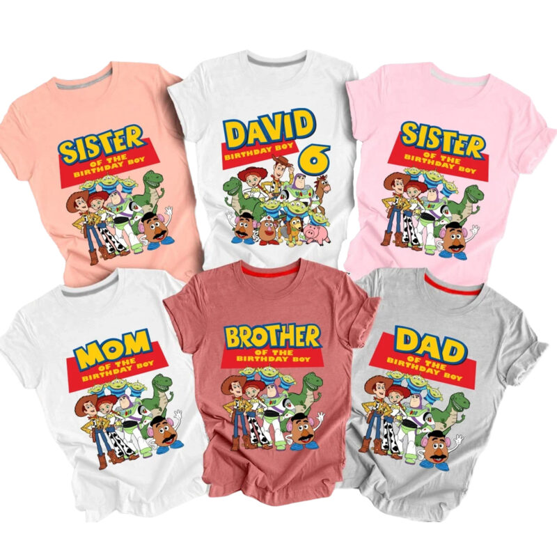 The Toy Story Custom Of The Birthday Matching Shirt