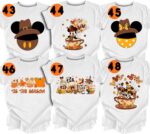 Custom Mikcey Minnie Stitch And Friends Matching Thanksgiving Shirt