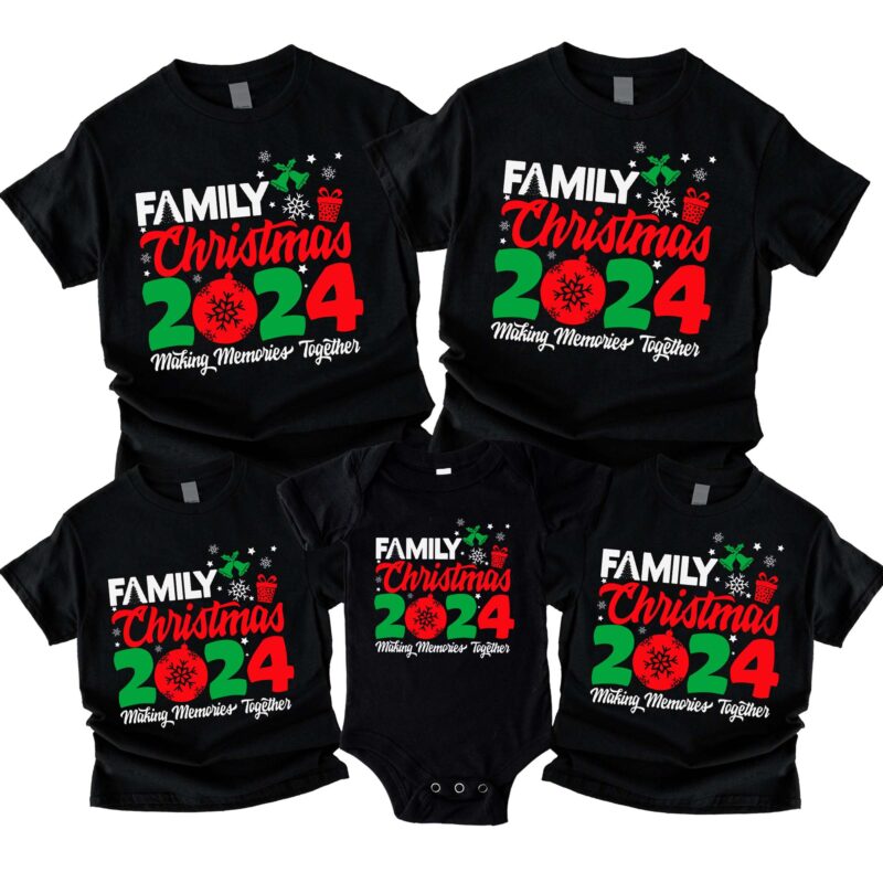 Family Christmas 2024 Making Memories Together Group Matching Christmas Shirt