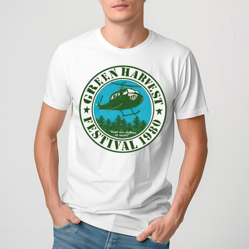 Green Harvest Festival Crazy 1980 Shirt