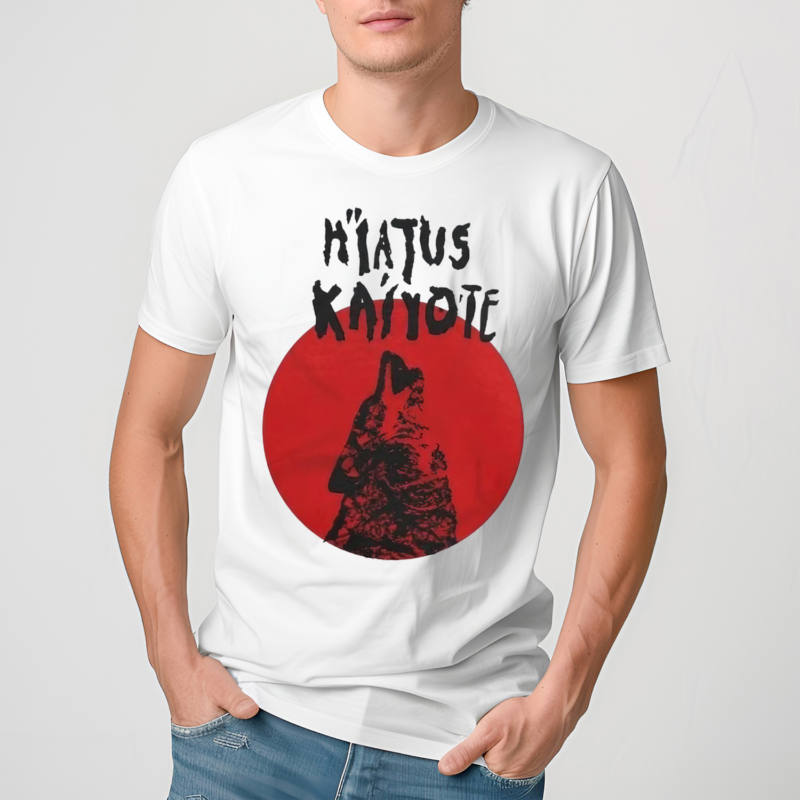 Hiatus Kaiyote Wolf Red Circle Shirt