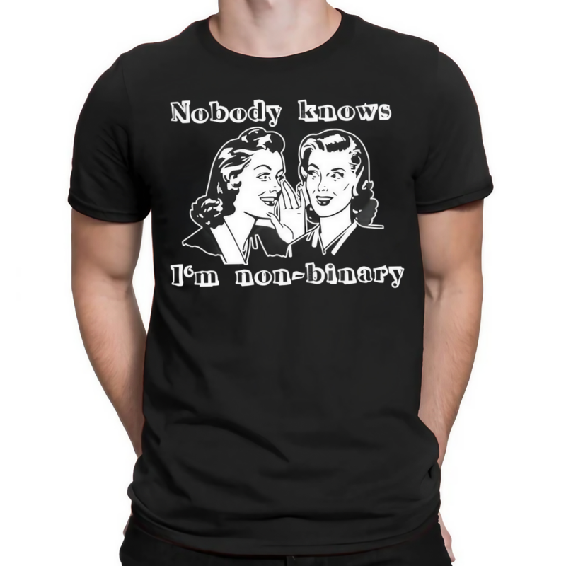 Nobody Knows Im Non Binary Shirt