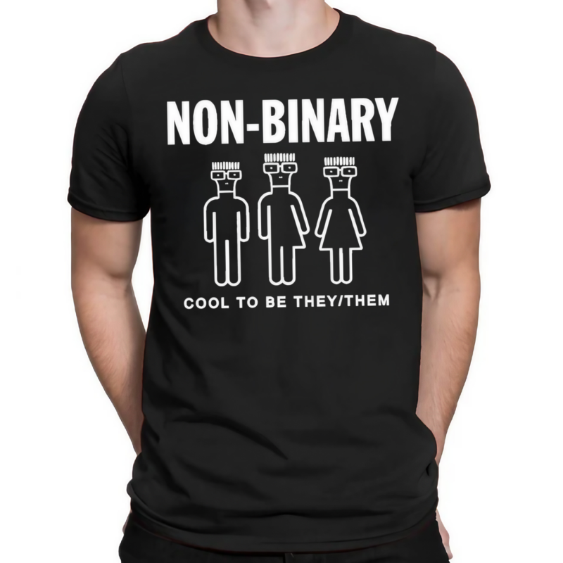 Non-Binary Cool To Be They Them Pop Punk Shirt