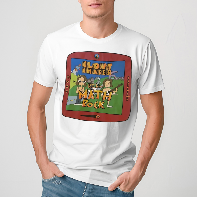 Clout Chaser Real Math Rock Cartoon Shirt