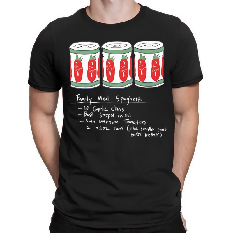 Family Meal Spaghetti Shirt