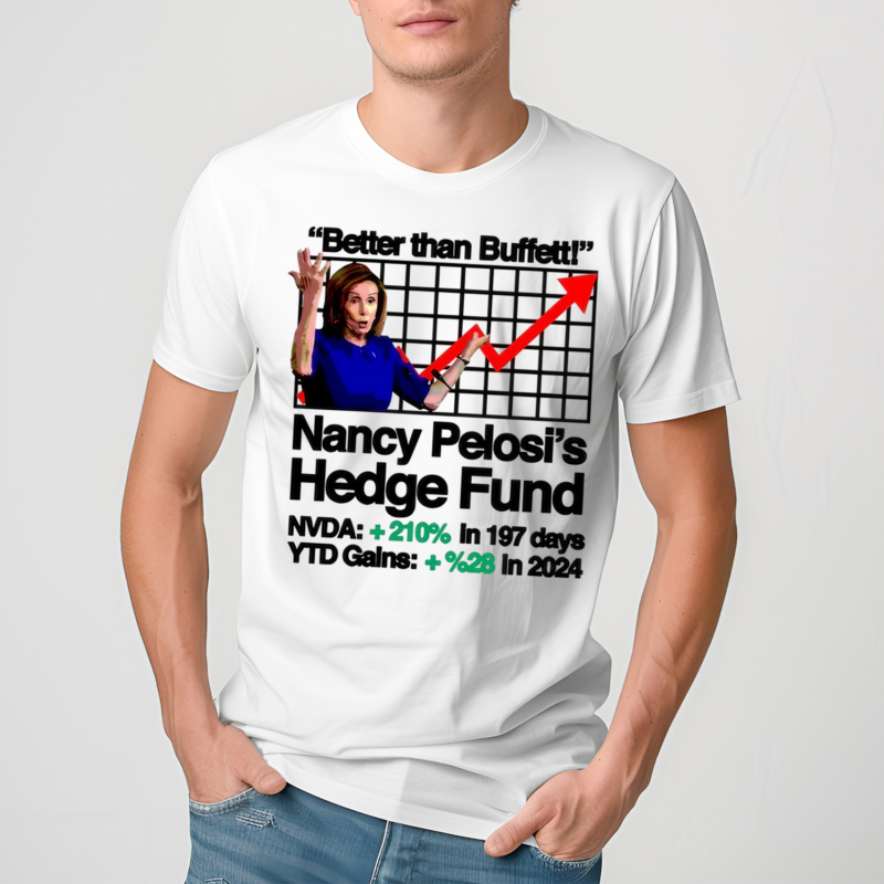 Better Than Buffett Nancy Pelosis Hedge Fund Shirt