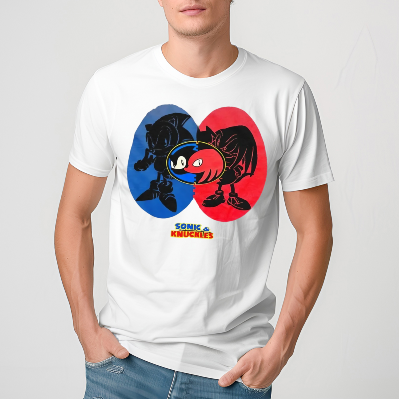 Sonic And Knuckles Cartoon Shirt