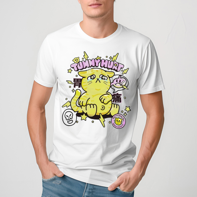 Cool Tummy Hurt Cat Shirt