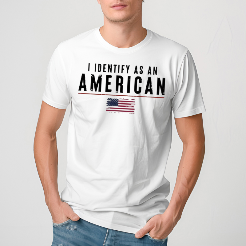 I Identify As An American Flag vintage Shirt