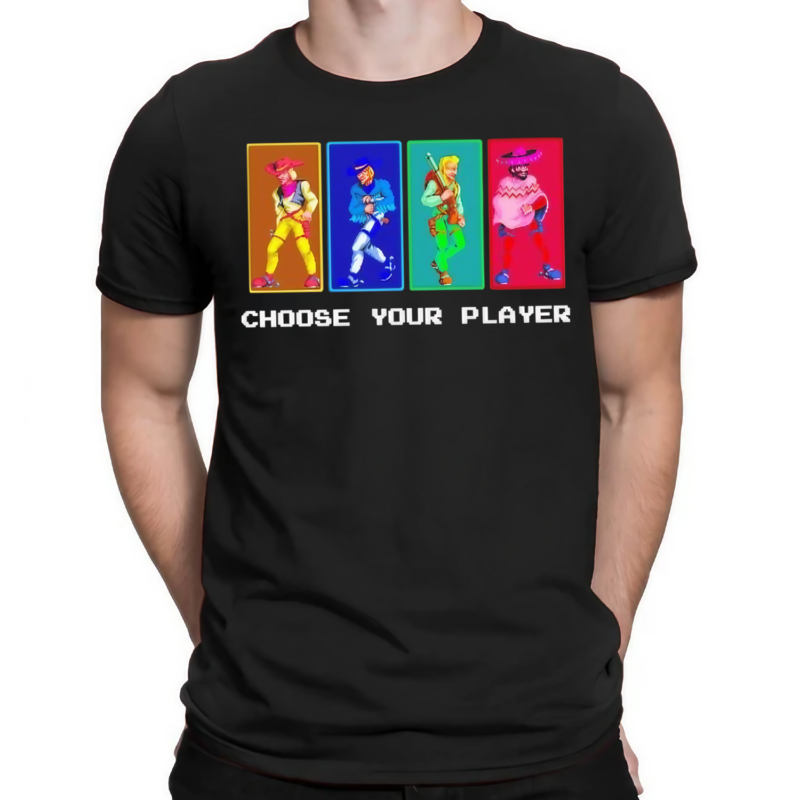 Choose Your Player Sunset Riders Shirt