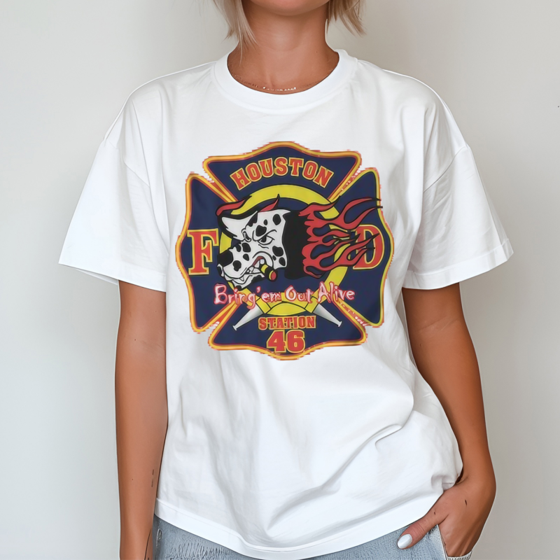 Houston F B Bring Em Out Alive Station 46 Shirt