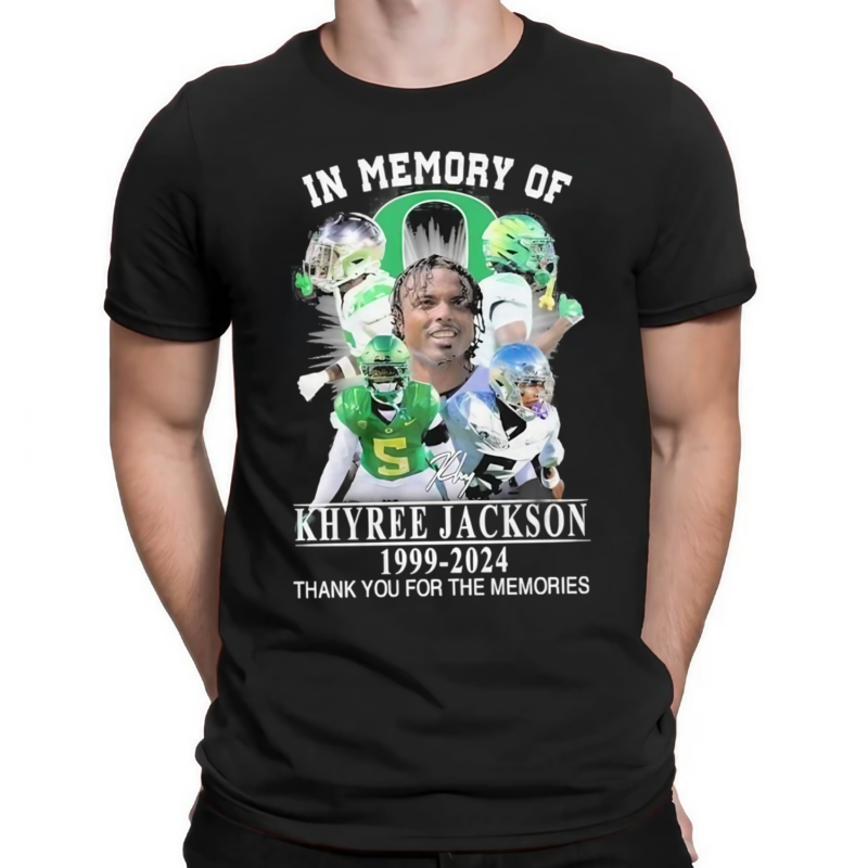 In Memory Of Khyree Jackson 1999-2024 Thank You For The Memories Shirt