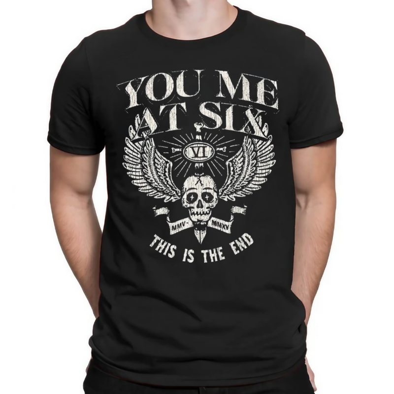 You Me At Six This Is The End Flying Skull Shirt