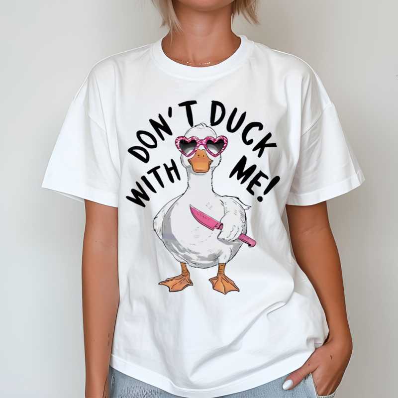 Dont Duck With Me Knife Meme Shirt