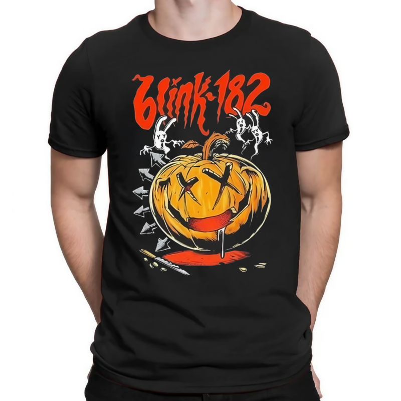 Halloween Pumpkins Blink 182 Shirt