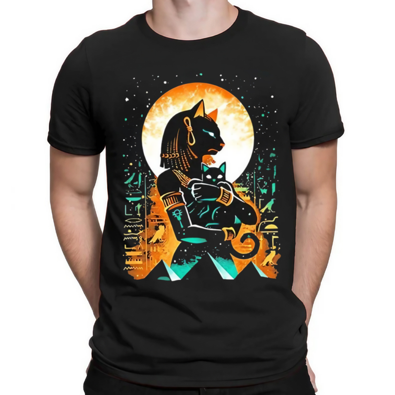 Egyptian Goddess And Cat Shirt