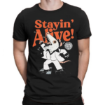 Opossum Dancing Stayin Alive Art Shirt