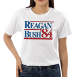 Reagan Bush 84 Text Shirt