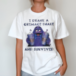 I Drank a Grimace Shake and Survived 2024 Shirt