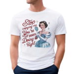 Stop Copying Me Elegant Girl Shirt