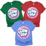 Blow Pops Candy Shirt, Halloween Candy Group Shirt, Family Halloween Costume Shirts, Chocolate Group Halloween Costumes Shirt