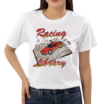 Racing To The Library Read Book Shirt