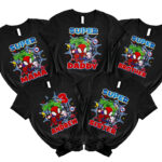 Personalized Spider And Amazing Friends Birthday Matching Shirt