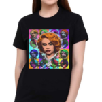 Ice Spice Portrait Rainbow Colors Shirt