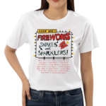 Kickin Wings Fireworks Snakes And Sparklers Shirt