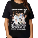 Orlando Cepeda Thank You The Memory Shirt