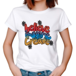 Ryan Clark Wearing Believe Imagine Create Shirt