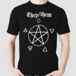 They Them Pentacle Elemental Pronoun Shirt