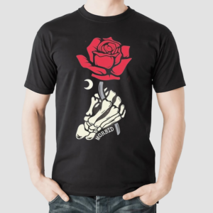 Morbid Skeleton Rose Shirt