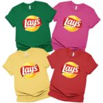 Lays Halloween Candy Group Shirt, Family Halloween Costume Shirts, Chocolate Group Halloween Costumes Shirt, Matching Family Shirt