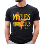 Myles Turner Indiana Pacers Welcome To The Myles High Club Signature Shirt