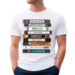 A Stack Of Tapes Recorded His Journey Anaheim Ducks VHS Shirt