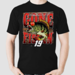 Martin Truex Jr 19 Tan Gone Fishin Graphic Shirt