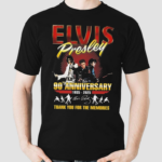 Elvis Presley 90th Anniversary 1935-2025 Thank You For The Memories Signature TShirt