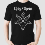 They Them Baphomet Pronouns Shirt