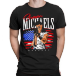 Shawn Michaels Wrestler Usa Flag Graphic Shirt