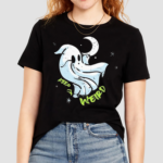 Keep It Weird Ghost And Moon Shirt