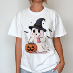 Ghost Halloween Witch Hat Coffee Bougie 2024 Shirt