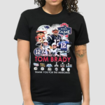 Tom Brady 12 Greatest Of All Time Thank You For The Memories Signature shirt